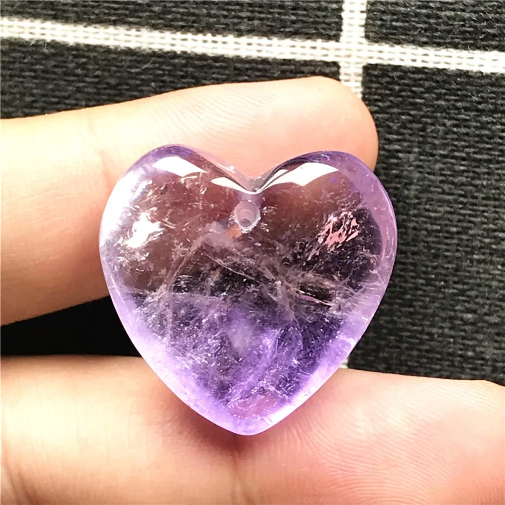 Heart Amethyst Pendant (78)