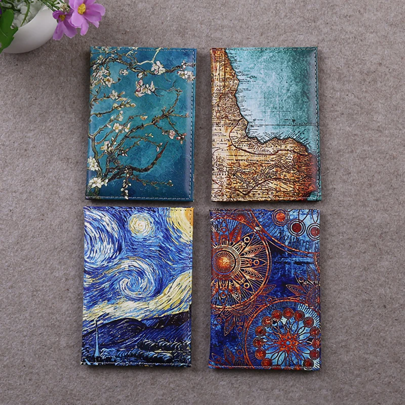 Travel Wallet Passport-Cover Women New Color Sky Landscape Pu for High-Quatity-Case Starry