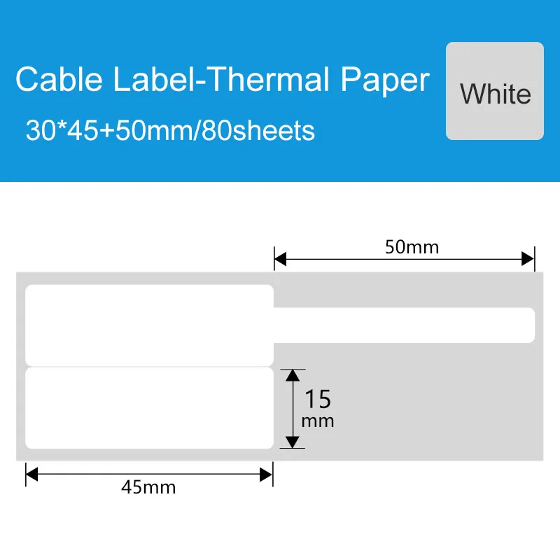 10 Rolls Thermal Synthetic Label Papers Waterproof Oillproof Scratchproof Tear Resistant Adhesive Portable thermal paper printer sticker paper printing paper thermal paper roll printing label sticker thermal printer paper