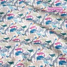 Полметра Liberty ткани Tana газон хлопок очередь для зоопарка ткани одежды