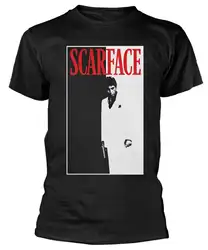 Футболка Scarface 'Movie Poster' джинсовая одежда camiseta футболка с Мопсом Trump sweat Спортивная футболка