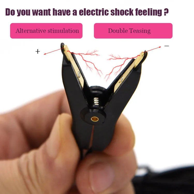 Electro Sex Toys Electric Sex Toys BDSM Electric Shock Nipple Clamps
