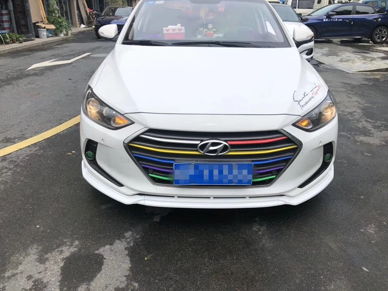 Для hyundai Elantra Body kit спойлер- для Elantra SSK ABS задний спойлер передний бампер диффузор защитные бамперы