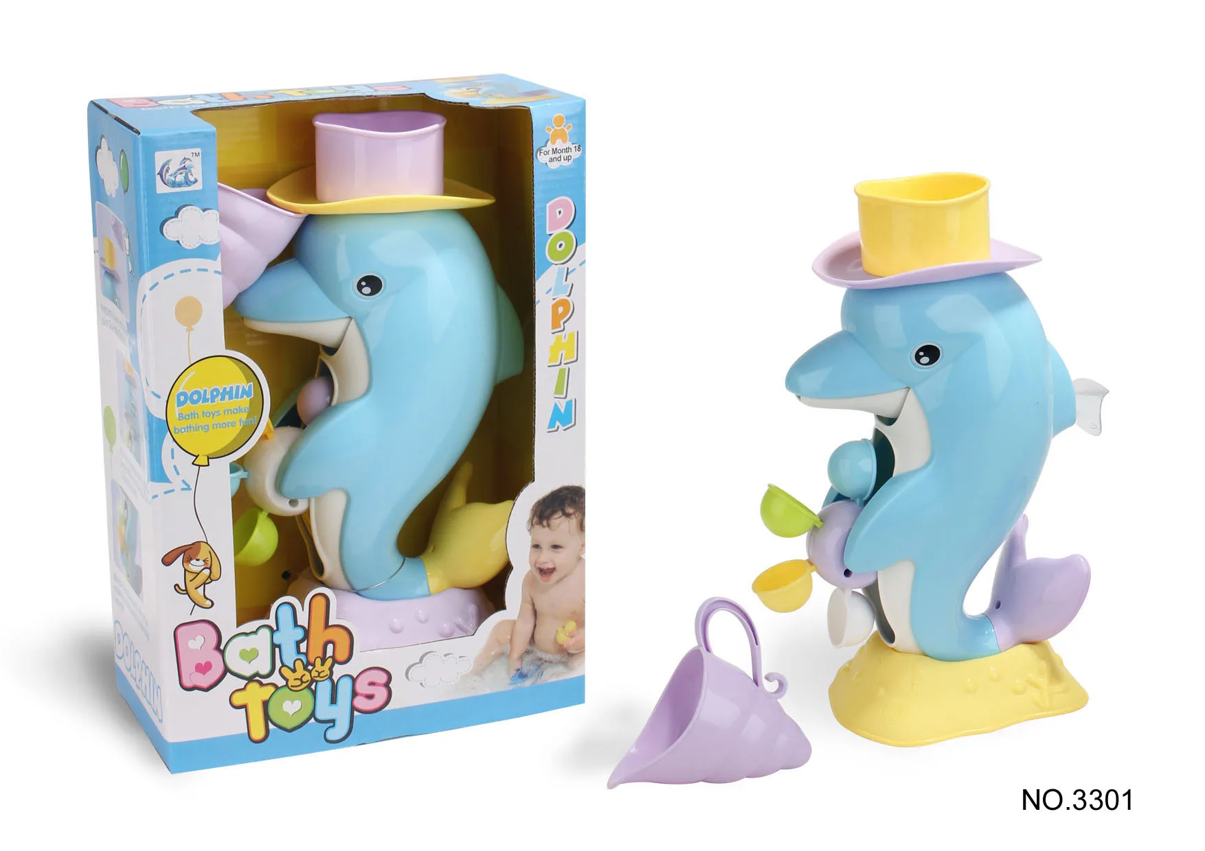 Children Baby Bath Toy Sunflower Shower Water Spouting Infant Boys And Girls Play with Water Play Water Rotary Table Toy