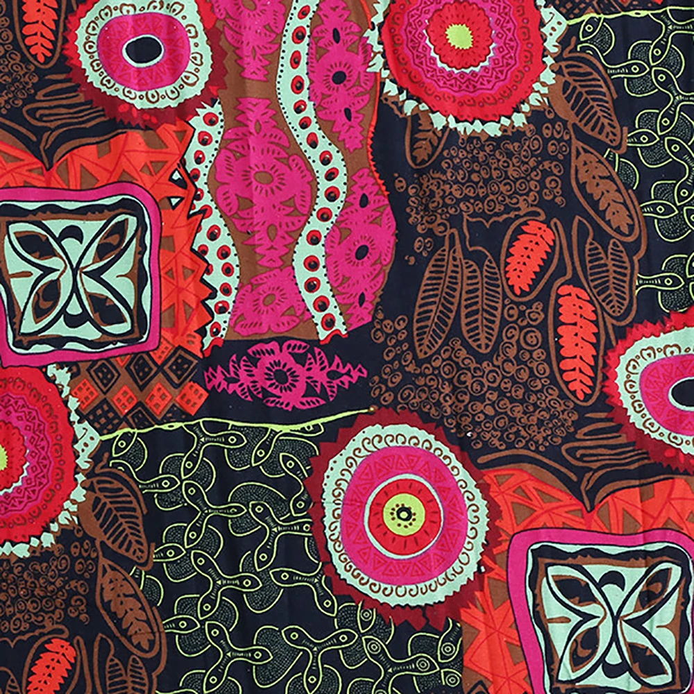 Lychee Life, ткань в богемном стиле, 50x150 см, африканские ткани для одежды, сделай сам, швейный материал, аксессуары для рукоделия