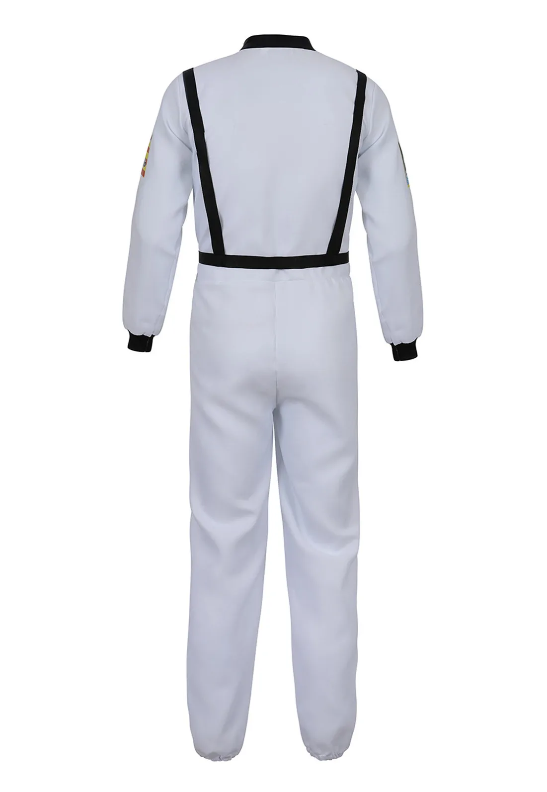 Astronaut Costume Space Suit for Adult Role Play Cosplay Costumes Zipper Costume Flight Jumpsuit Plus Size Uniform
