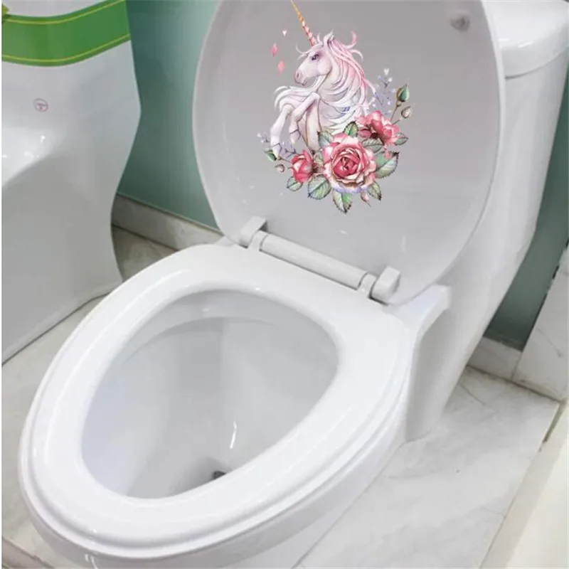 1PC Kitchen Refrigerator Door Wall Decal Rabbit Unicorn Toilet Wall Sticker For Living Room Bedroom Bathroom Home Decor 25*30cm 1PC Kitchen Refrigerator Door Wall Decal Rabbit Unicorn Toilet Wall Sticker For Living Room Bedroom Bathroom Home Decor 25*30cm