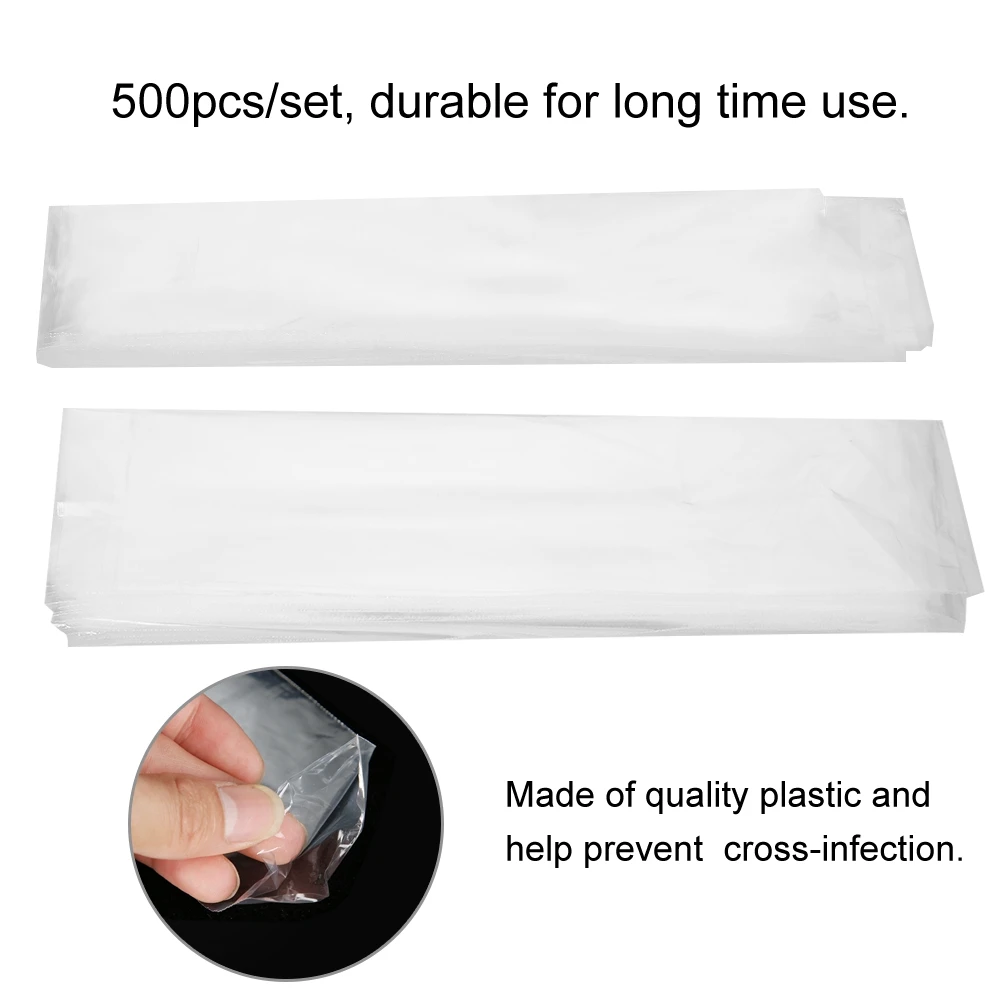 500Pcs Disposable Plastic Dental X-Ray Digital Sensor Sleeves Cover Protector Tooth Whitening Tool Supplies Accessories | Красота и
