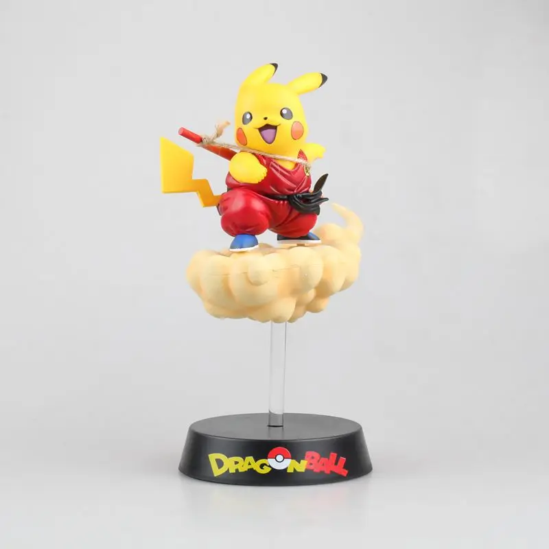 Домашний эльф Покемон Пикачу COS Dragon Ball Wukong «сальто на облаке» в коробке гаражный комплект