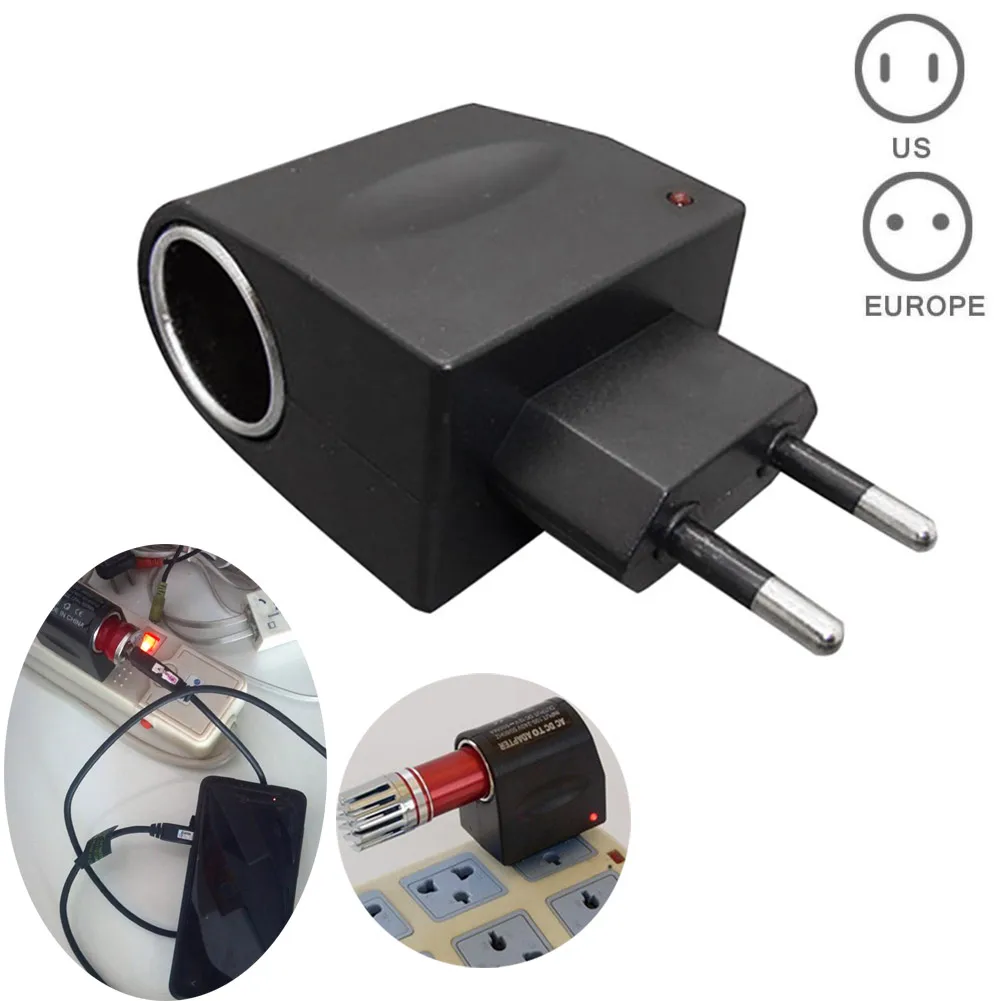 110 V-220 V переменного тока в постоянный, работающего на постоянном токе 12 В в автомобиля Мощность адаптер конвертер бытовой сигареты автомобильного прикуривателя Мощность адаптер B99