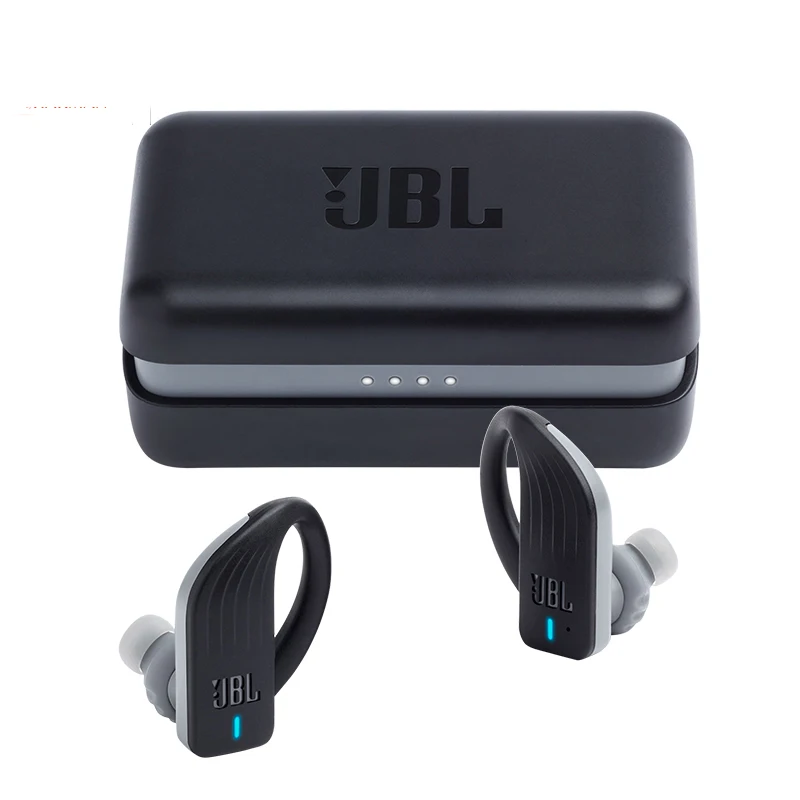 Black JBL Endurance пиковые водонепроницаемые настоящие Беспроводные спортивные наушники TWS Bluetooth наушники HIFI Бас-гарнитура с микрофоном смарт-зарядная коробка - Цвет: Black