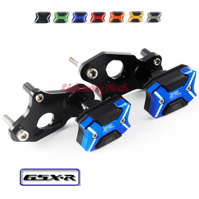 CNC мотоциклетная Рамка слайдер протектор для Suzuki GSX-R 600 GSXR 750 K6 K8 2006-2012 защита от падения защита от краш-колодки