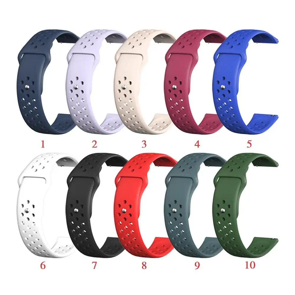 New Watchband for Samsung Galaxy Active 20mm Width Durable Fitness Watch Strap For Amazfit Bip/GTR 42mm Adjustable Wirstband Man | Наручные