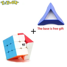 TXTWHY Qiyi Warrior W 3x3x3 куб магический куб профессиональный 3x3 скоростные кубики Пазлы 3 на 3 скоростные Кубики Игрушки для мальчиков