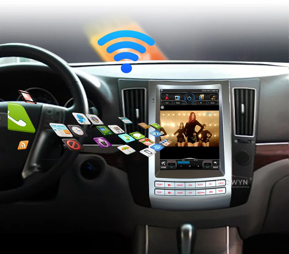 Android 6,0 10,1 дюймовый автомобильный радиоприемник для HYUNDAI VERACRUZ навигация Gps Мультимедиа wifi Зеркало Ссылка
