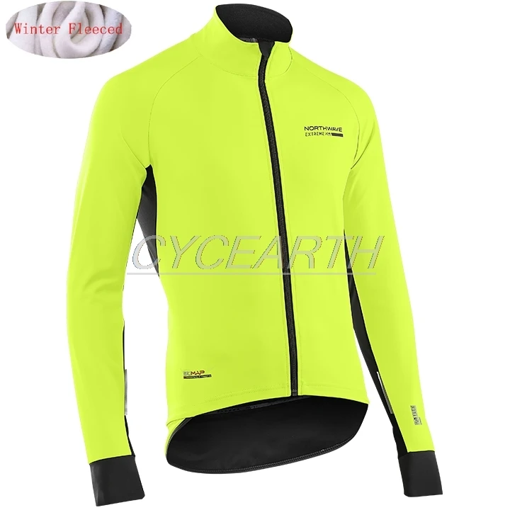 Fleece jersey Стиль! Northwave мужские куртки для велоспорта NW Зимняя Теплая Флисовая Джерси для велоспорта теплая одежда для велоспорта - Цвет: Fleece jersey
