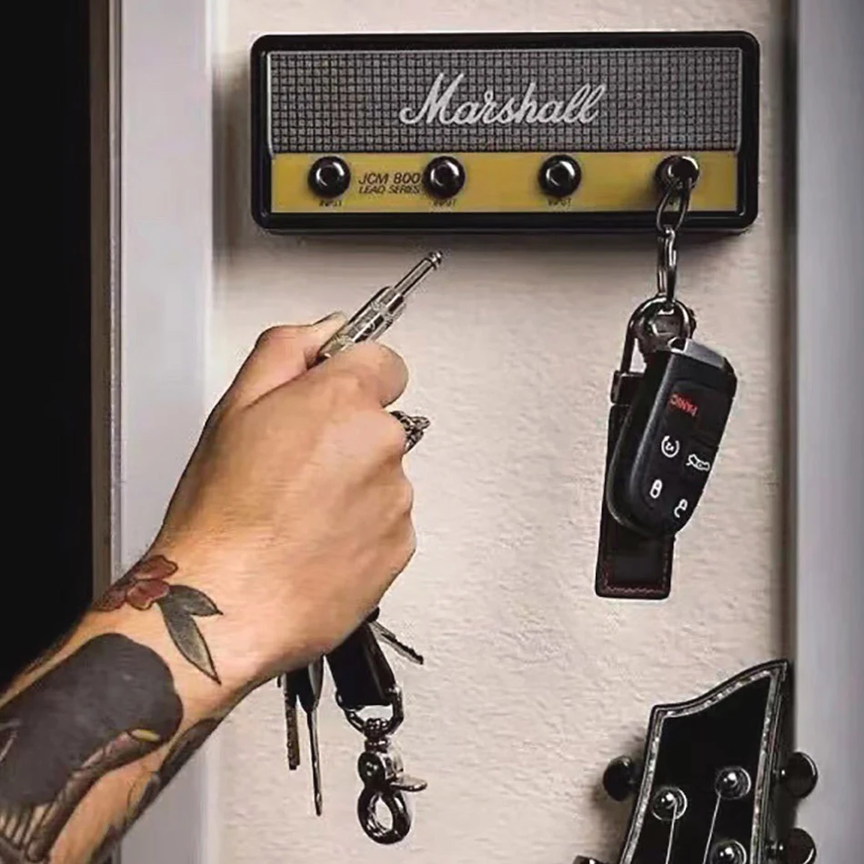 Шкатулка для ключей гитары Marshall настенная вешалка крючок стеллаж хранения