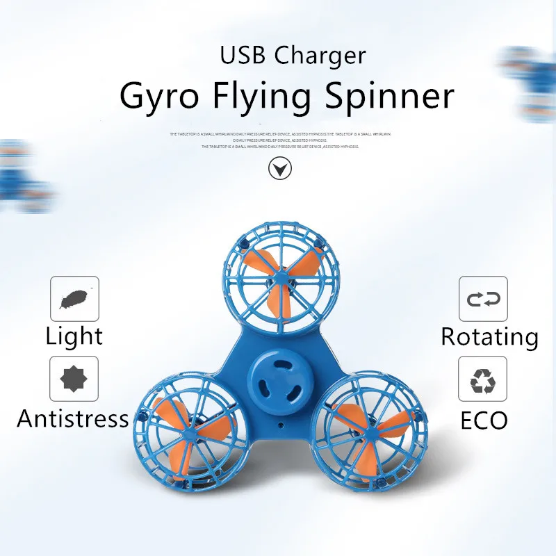 

1pcs Party Favors Spinner Beyblade Pressure Relief Toys USB Recharge Automatic Rotating Low Speed Flying Gyro Flying Spinner