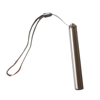 

1pcs Led Flashlight Flashlight 1600 Lumens Light Pocket Light Mini Penlight Aaa Led Flashlight With Clip Silver, For Hunting