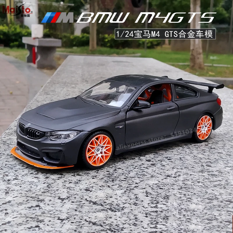 

Maisto 1:24 BMW M4 GTS Alloy Racing Convertible alloy car model simulation car decoration collection gift toy