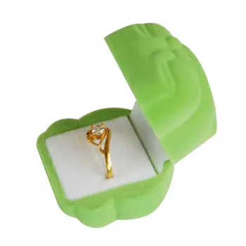 

Mini Frog Shaped Cartoon Jewelry Box Creative Elegant Gifts Rings Container