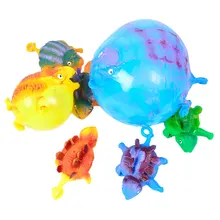 Забавные игрушки для детей, надувные игрушки динозавры, игрушки для снятия стресса из мультфильма, ТПР, воздушные шары для животных