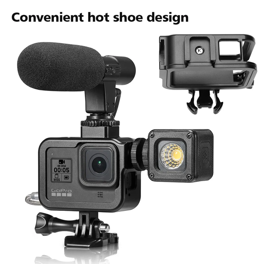 Защитный чехол с креплением на рамку, совместимый с GOPRO Hero 8