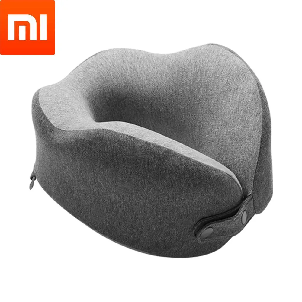  U образная подушка Xiaomi Mijia Lefan, подушка для шеи с эффектом памяти, дорожная подушка для поддержки шеи, дорожная подушка, постельное белье…