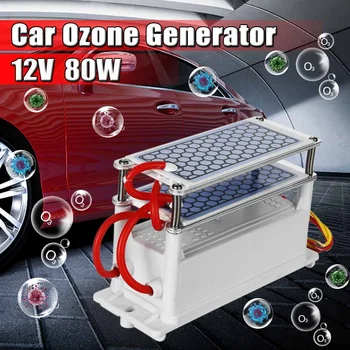 

10g/h Ozone Generator Car Air Purifier Freshener 12V Humidifier Air Purifier Cleaner Car Purifier Ceramic Plate Air Sterilizer