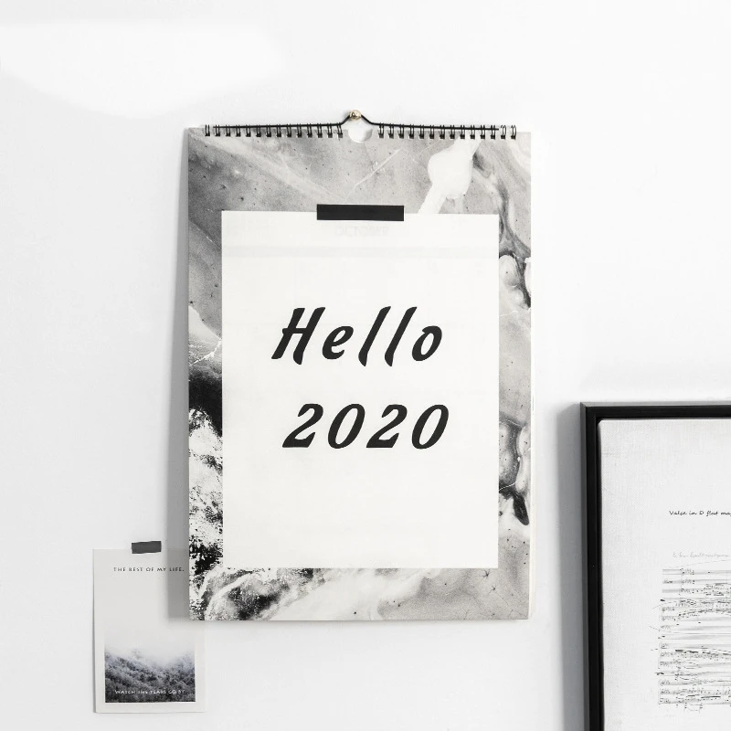 1PC Wall Calendar Agenda 365 Days Daily Planner Notes to Do List Tearable Desk Calendar Decoration Creative Calendar