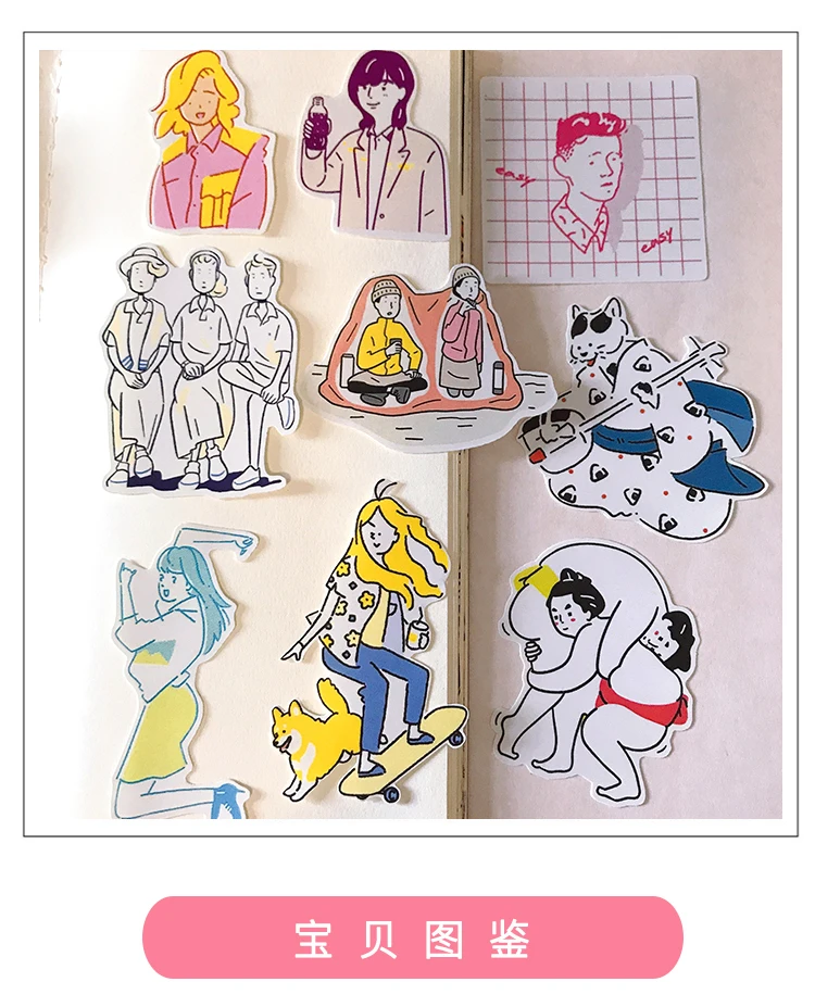 21 pcscreatival наклейки для скрапбукинга DIY альбом junk journal Happy planner декоративные наклейки