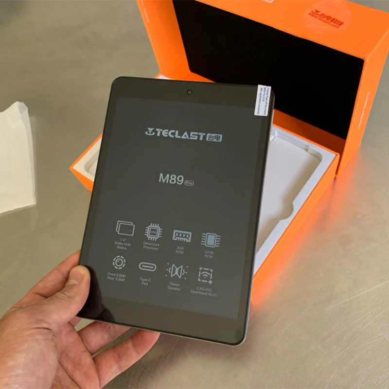 Teclast M89 Pro, 7,9 дюйма, 3 ГБ ОЗУ, 32 Гб ПЗУ, ips X27 Deca Core, 2048 МП, 1536 × 2,4 type-C, ГБ+ 5 Гб, двухдиапазонный, WiFi, металлический тонкий планшетный ПК