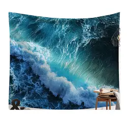 Пейзаж океан стены гобелены живописные шторы настенный гобелен покрывало море лодка пляжное бикини одеяло ковер