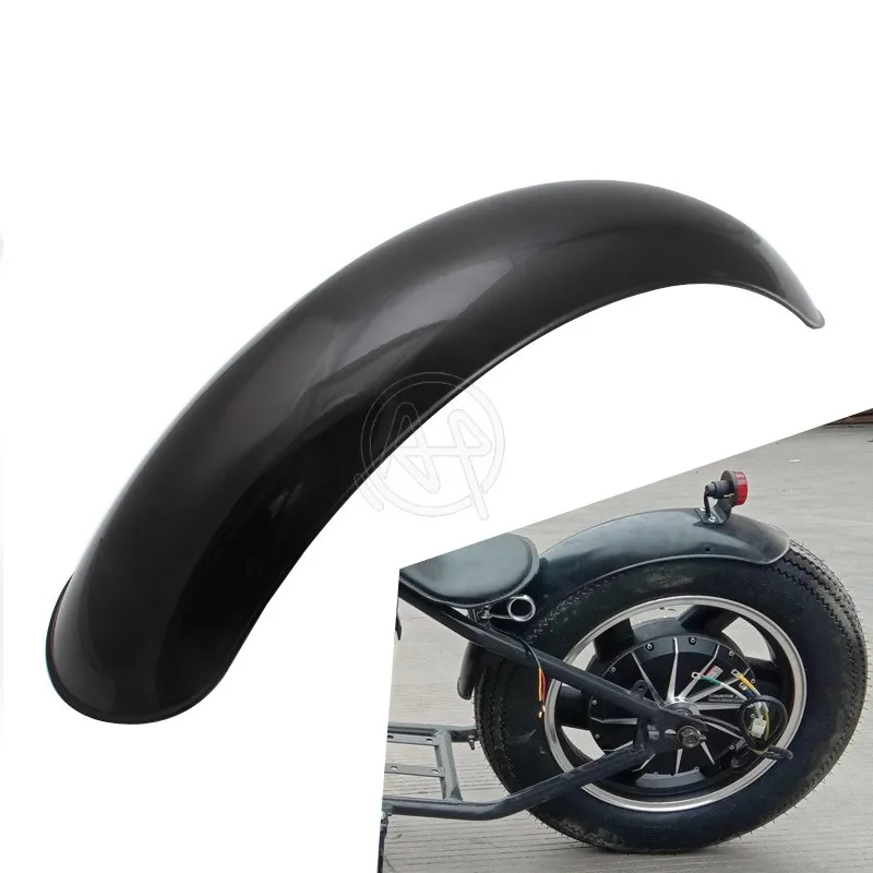 Black Motorcycle Retro Rear Motorcycle Fender Mudguard for Vintage