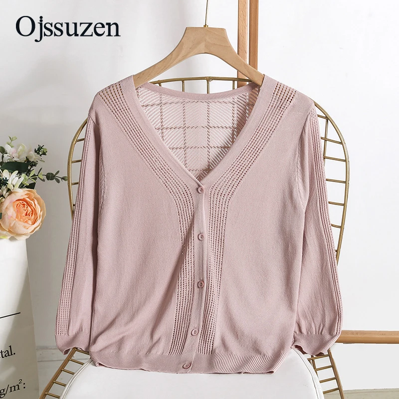 Базовый Повседневный тонкий свитер летний женский кардиган крутые пальто с V