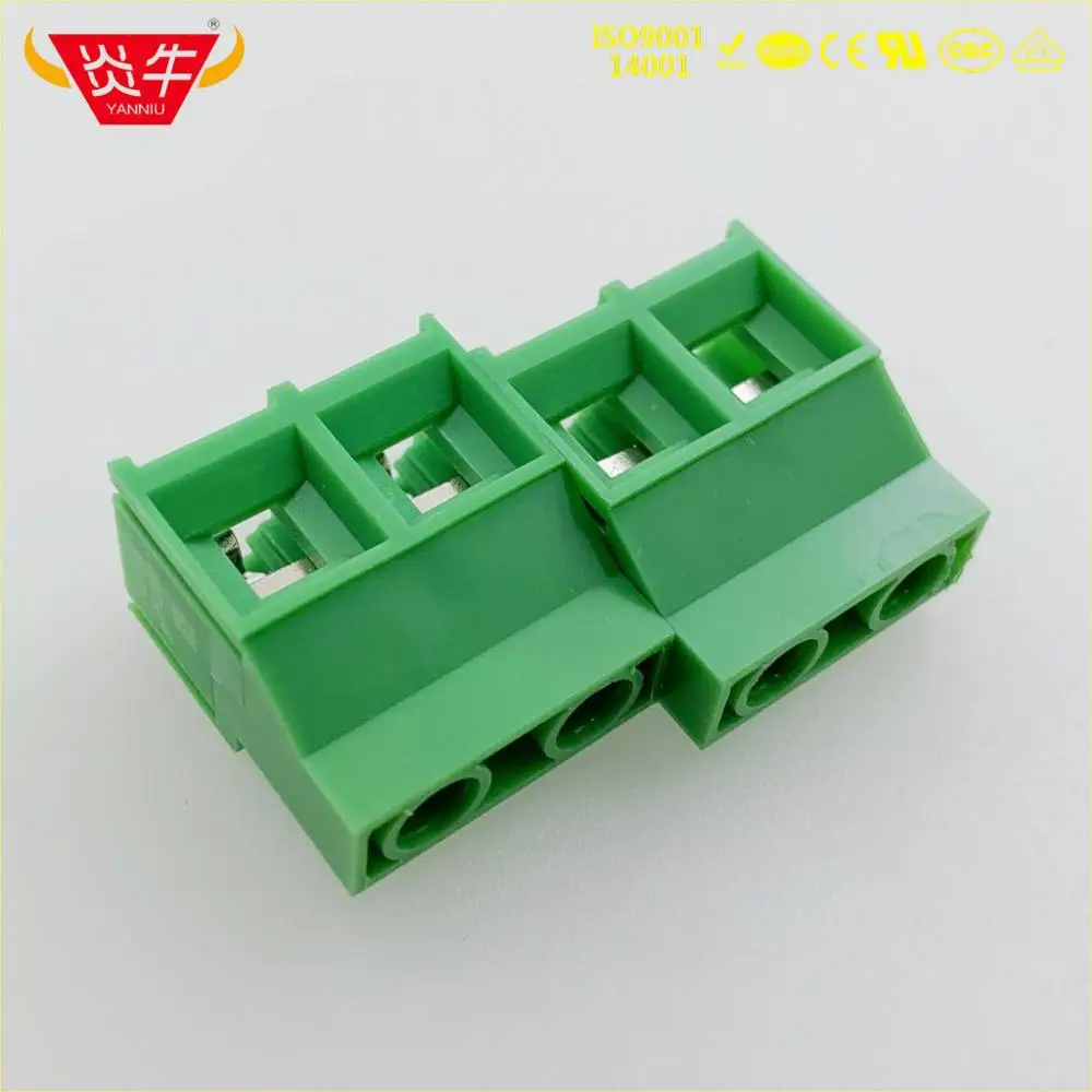KF950 9,52 Американская классификация проводов 2р 3P PCB Универсальный Винтовые клеммы DG636 9,52 мм 2PIN 3PIN SPT 5/2-9,52 11714971 PHOENIX CONTACT DEGSON KEFA