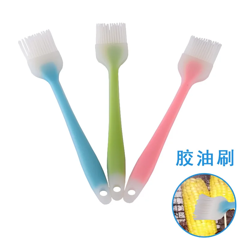 Ply Small Number Transparent All Edges Included One-piece Silica Gel Brush BBQ Barbecue Brush Brush Butter Cream Cake Bakery Bru