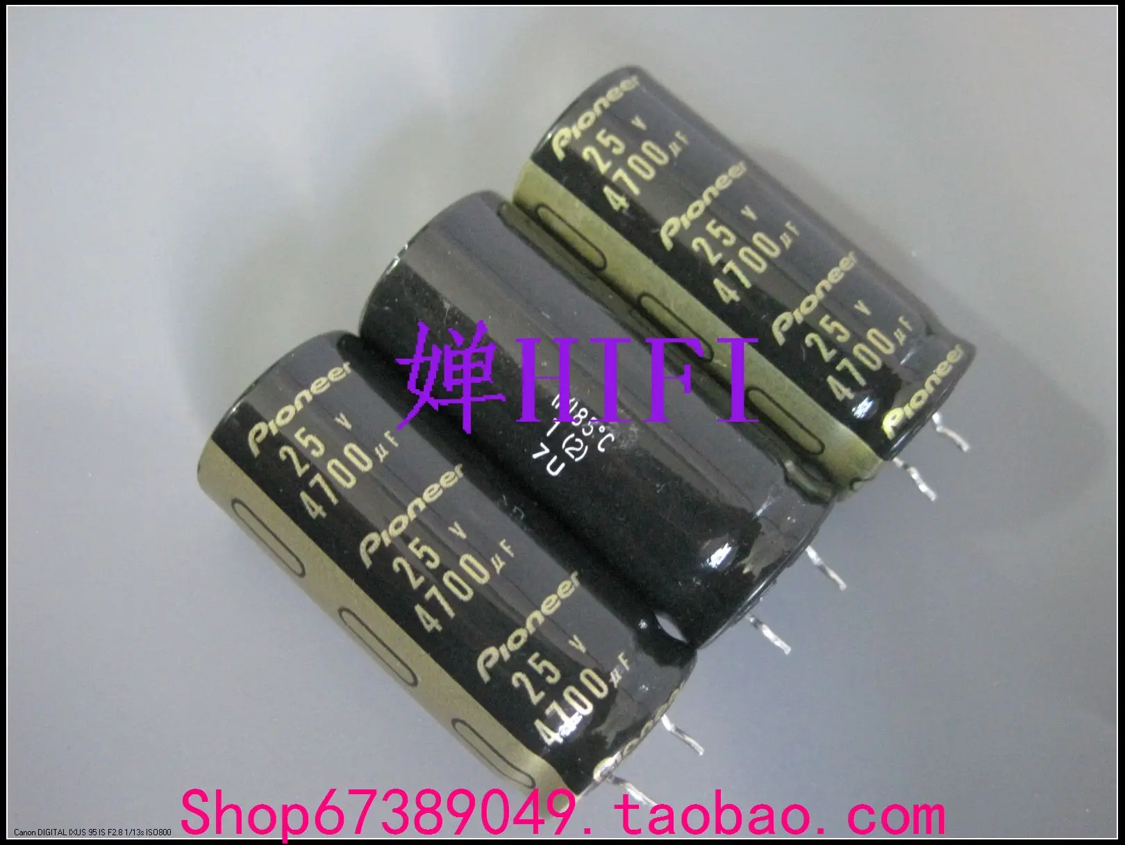 

4pcs NIPPON Japan Genuine Product Pioneer Electrolytic Capacitor 25v4700uf 18x40 free shipping