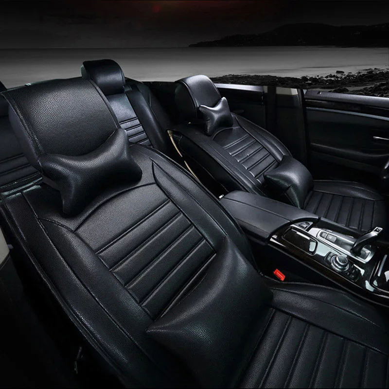 Shenlao чехлы для автомобильных сидений из искусственной кожи toyota аксессуары fortuner