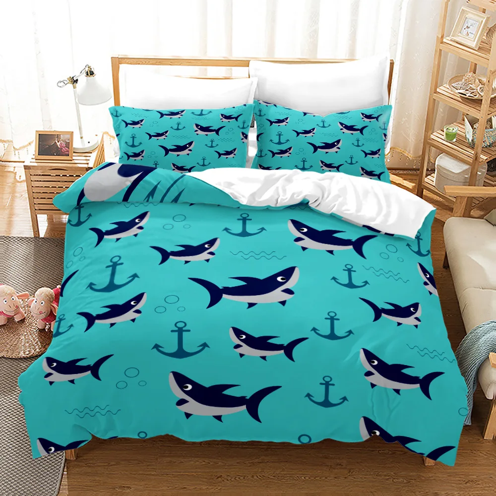 Pirate Ship Boat Rudder 3PCS Bedding Sets High Quality Child Duvet Cover Comforter Soft Twin Single Full Queen King Size