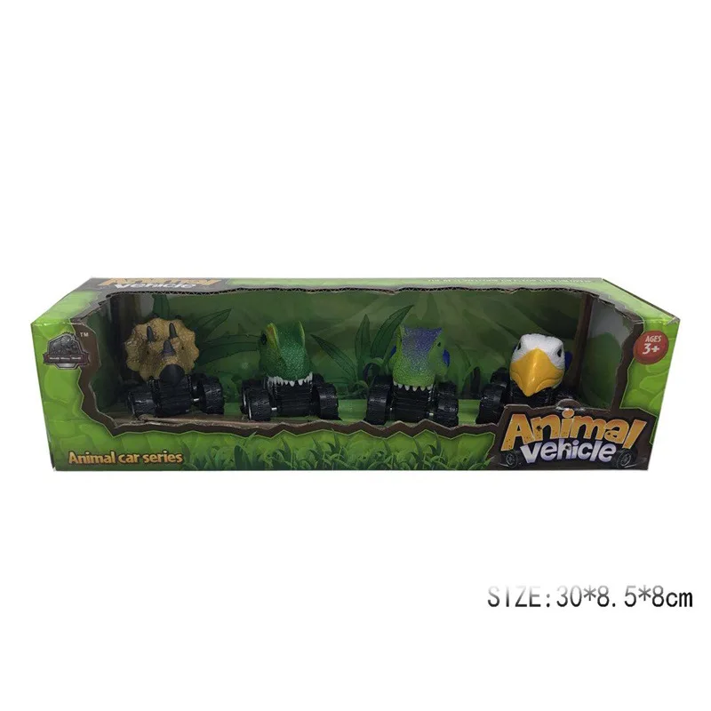 

Simulated Dinosaur Models Mini Warrior Dinosaur Animal CAR Children Dinosaur Animal World Popularization of Science Toy