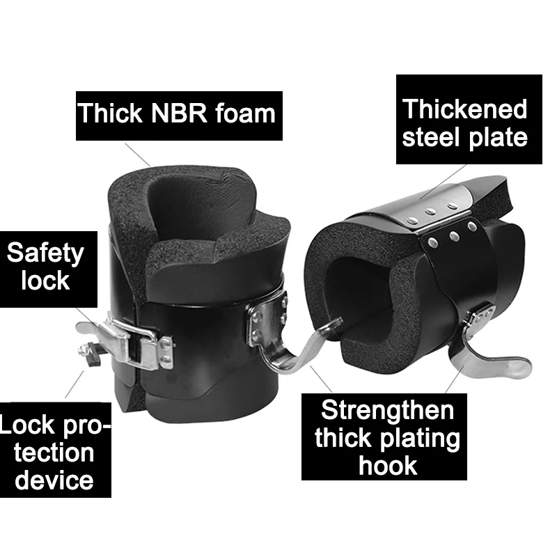 US $25.80 Anti Gravity Inversion Boots Therapy Hang Spine Chin Up for Gym Body Fitness Building Handstand Machine Upside Down Assisted