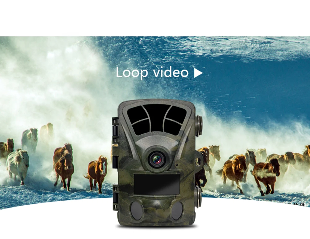 

H855 Outdoor Hunting Camera 8 Million Investigation Photo Trap 16MP 1080P Infrared Stealth Vision Scouting Wildlife Trail Camera