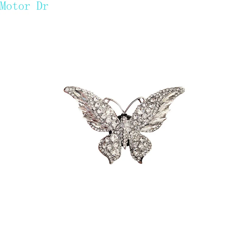 2021 New Crystal Diamond Big Butterfly Car Perfume Air Conditioning Bling Outlet Goddess Fashion Decorative Aromatherapy | Автомобили и