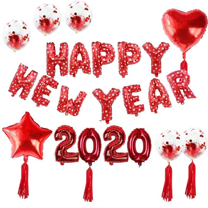 balloons sets-E Joy-Enlife, новогодние вечерние украшения, реквизит для фотобудки, бумажная фоторамка, реквизит, год, Количество воздушных шаров - Цвет: balloons sets-E