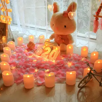 

LED Candle Decorative Light Christmas Wedding Birthday Party Candle String Lamp Suitable for Store Event Scene Decoration