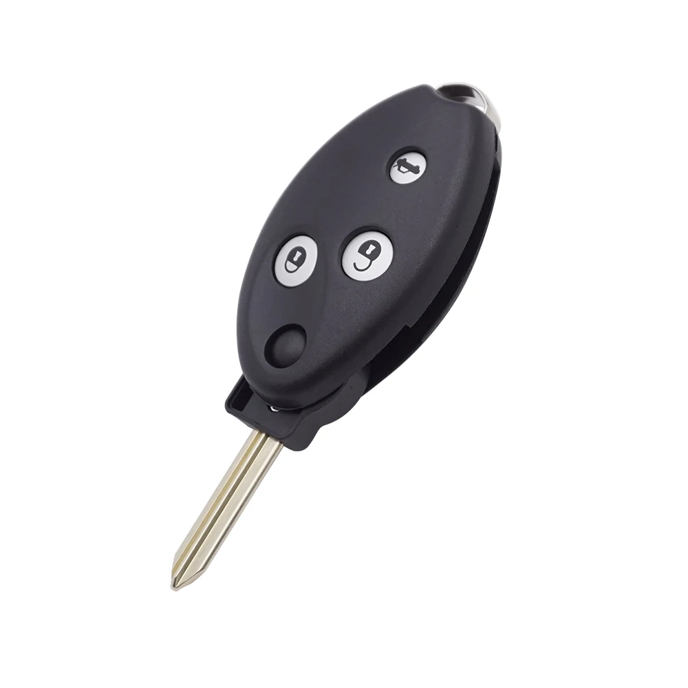Чехол Cocolockey для ключей, брелок для Citroen C3 C4 C5 Saxo Xsara Picasso Berlingo, 3 кнопки, откидной складной пульт дистанционного управления, запасной ключ для автомобиля