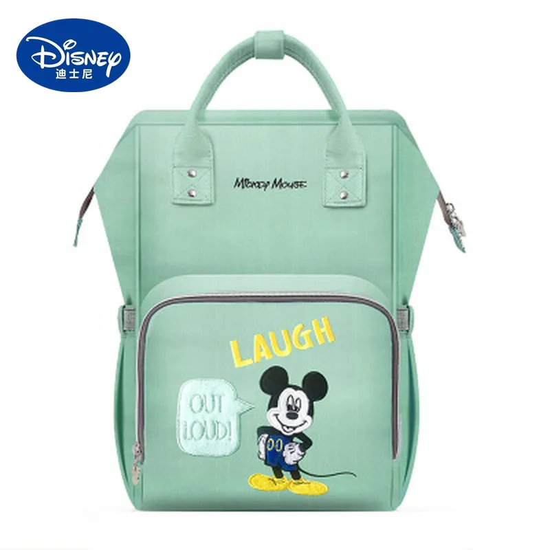 

Disney Minnie Mickey Diaper Bag Cartoon Mommy Bag Multifunctional Large Capacity Handbag Baby Outing Bottle Insulation Backpack