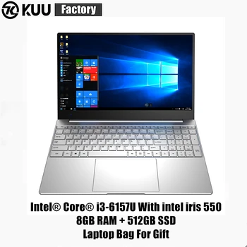 

KUU S6 Intel Core i3-6157U 2.4GHz Laptop 8GBRAM 512GBSSD Student Learning Netbook FHD 1920x1080 Gaming Notebook Business Office