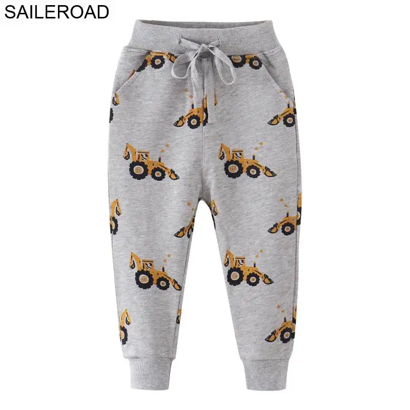 SAILEROAD Мультфильм Самолет Pattern Детские Спортивные Штаны для Мальчиков Детские Брюки От 2 до 7 Лет Дети Мальчик Осенние Брюки Ребенок Мальчик 4 года - Цвет: 7094 same picture